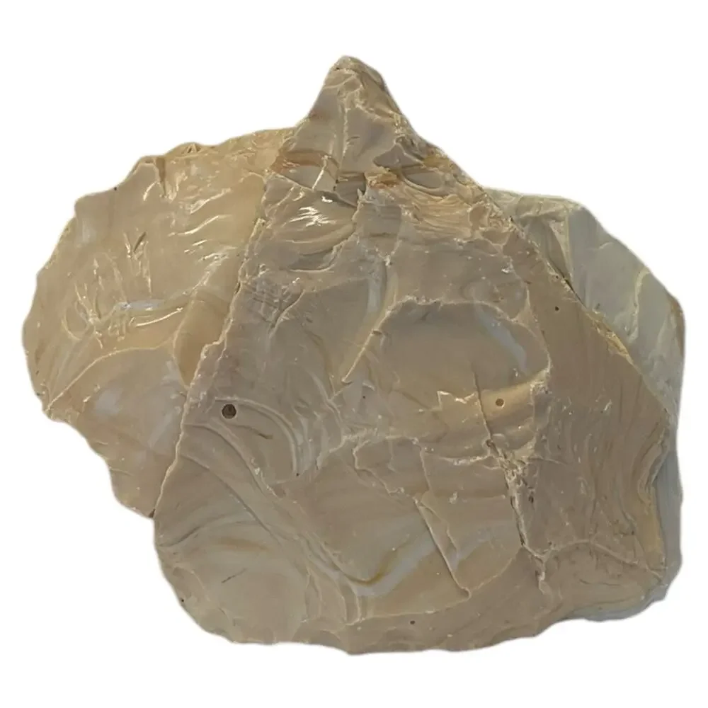 Carmel‎ Cream Chocolate Swirl Art Glass Cullet Slag Glass #5XL81